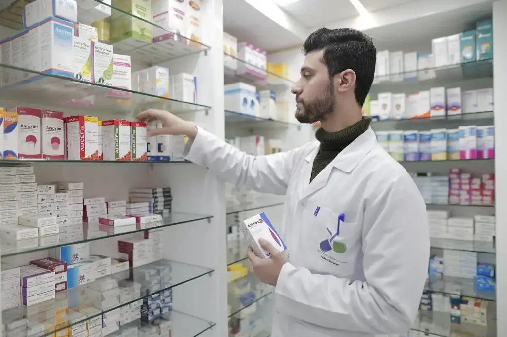 pharmacist in pharmacy